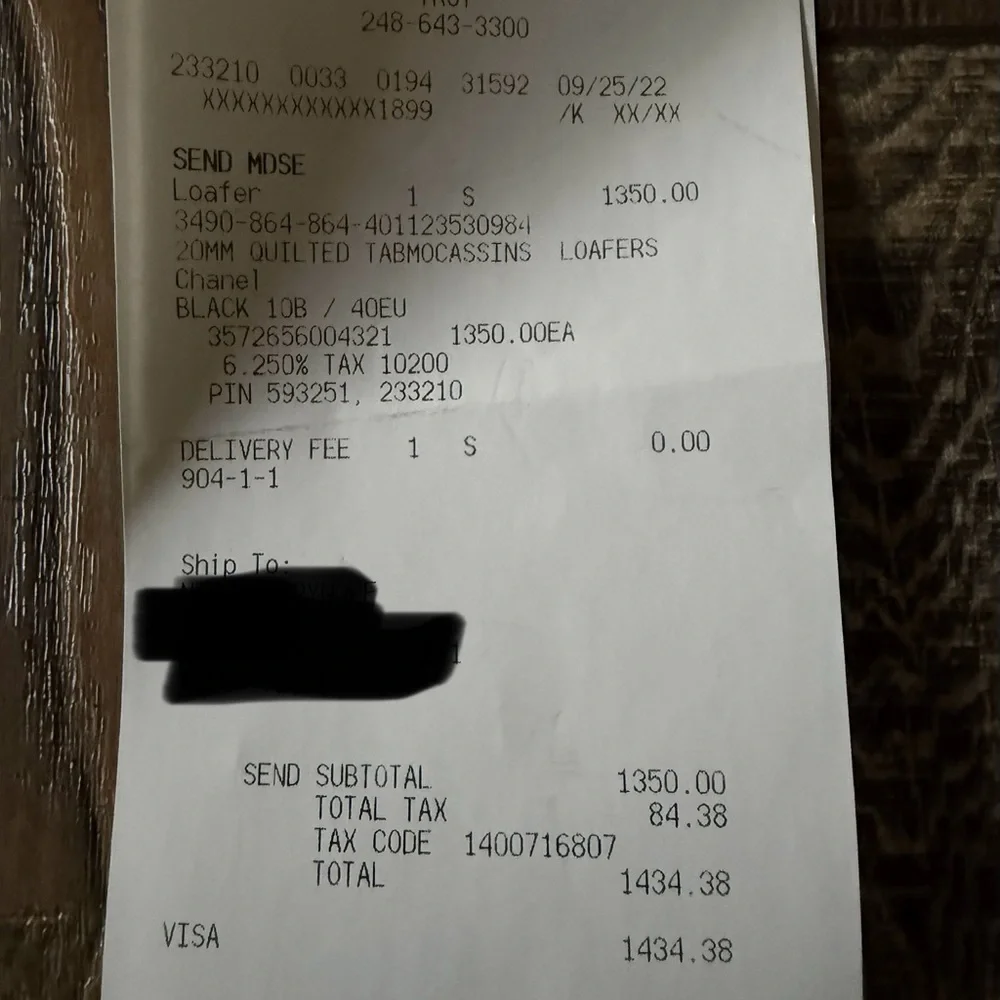 CHANEL Black Quilted Loafers - Picture 7 of 8